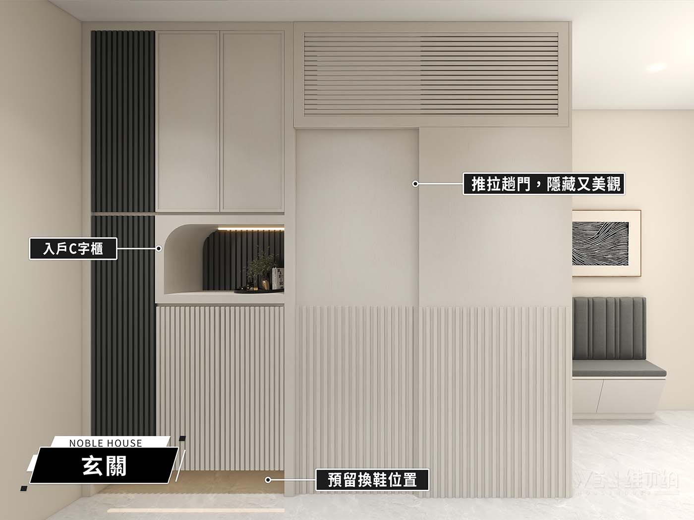 👉想係客廳隔間房 只需要設計合理🤩
