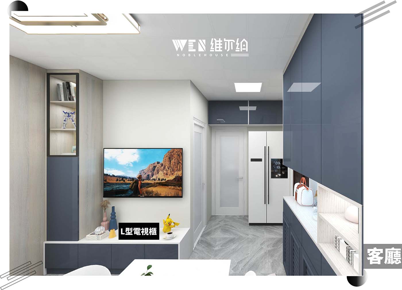 夢想居住環境設計將空間打造整潔有序，簡約風拒絕凌亂